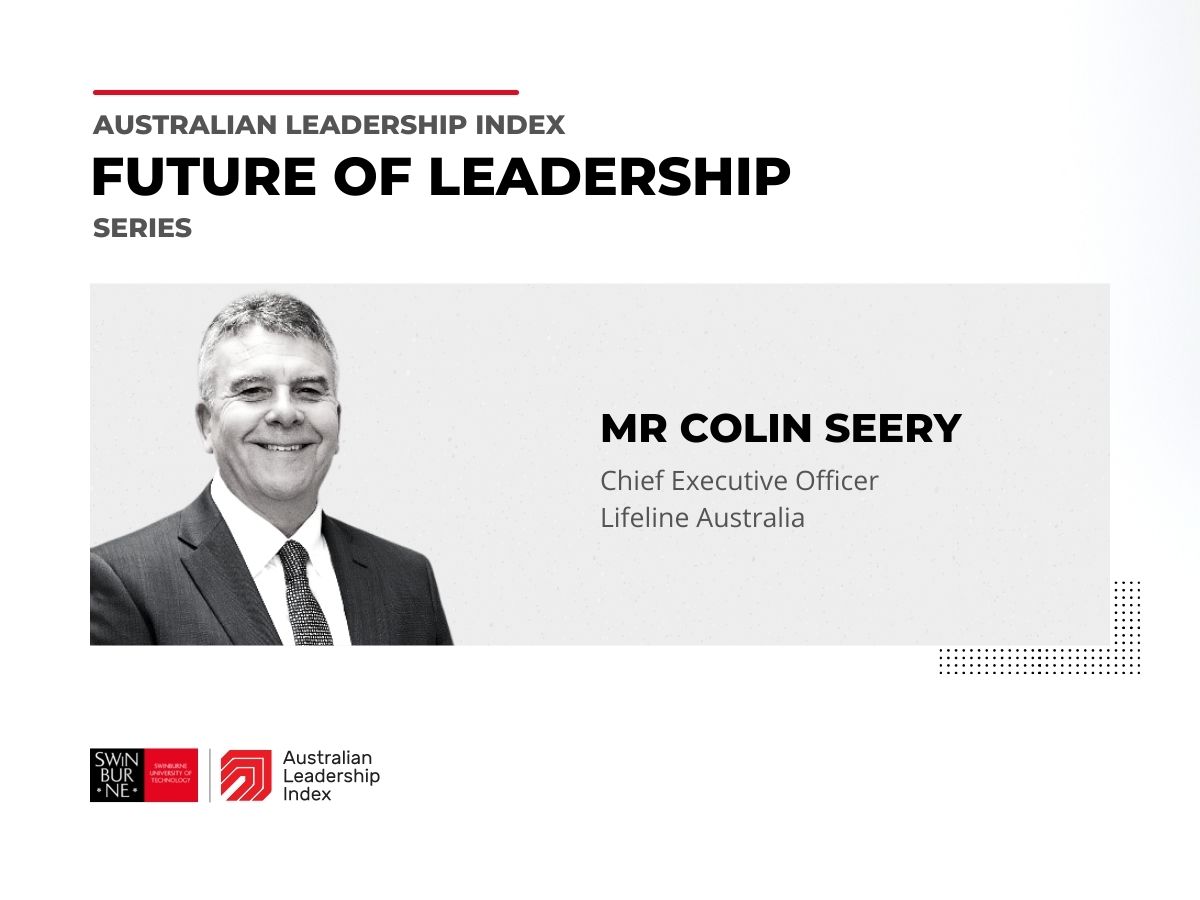 Video of Colin Seery discussing the future of leadership