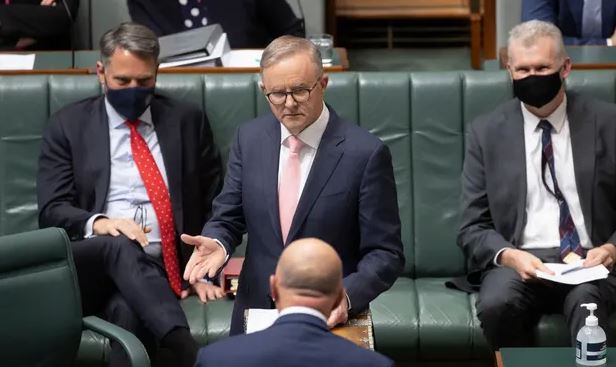PM Anthony Albanese Speaking In Federal Parliament